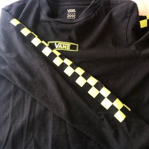Vans long sleeve crop top
